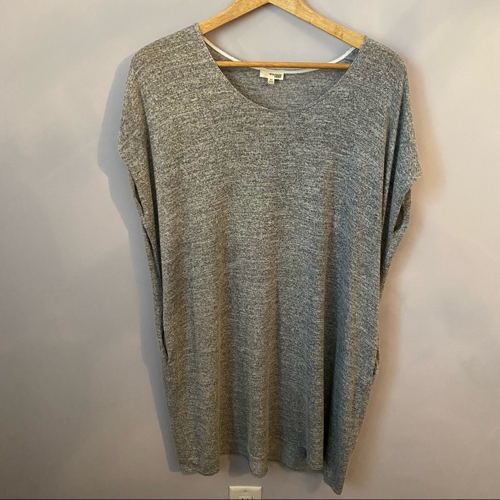 Wilfred free gray heather t-shirt dress